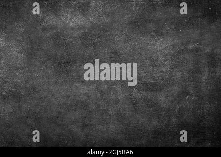 Blank wide screen Real chalkboard background texture in college concept for back to school panoramic wallpaper for black friday white chalk text draw Stock Photo