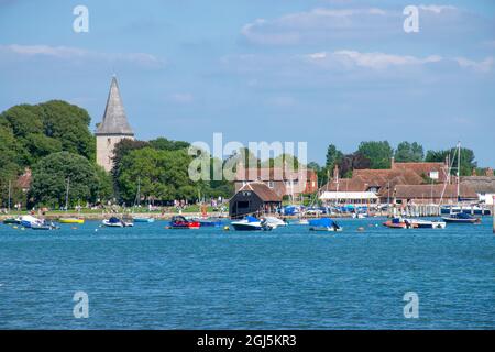 View of Church Quay, Bosham, West Sussex,UK Stock Photo