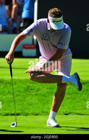 Ian Poulter European tour golfer Stock Photo