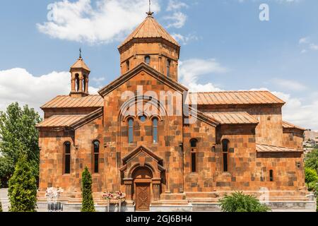 Armenia, Yerevan, Nork-Marash district. Exterior view of the Surb Astvatsatsin Church. Stock Photo