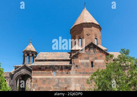 Armenia, Khor Virap. Khor Virap Monastery, 6th century, Surp Astvatsatsin Church. Stock Photo