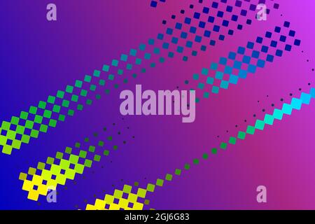 Diagonal design of geometric elements with gradient. Colorful gradient background. Stock Vector