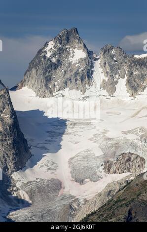Northern peaks of Bugaboo Provincial Park, Purcell Mountains, British Columbia. Stock Photo