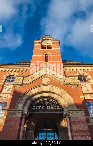 Canada, Central New Brunswick, Fredericton City Hall. Stock Photo