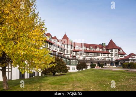 Canada, New Brunswick, Bay of Fundy, St. Andrews By The Sea, Algonquin Resort, historic hotel dating from 1889 Stock Photo