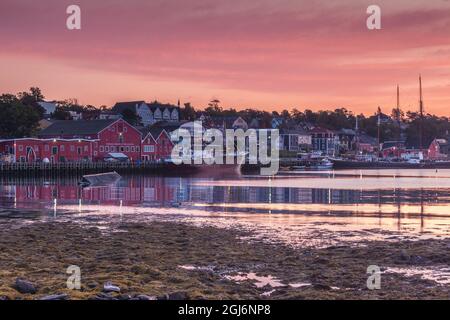 Canada, Nova Scotia, Lunenburg, Unesco fishing village. Stock Photo