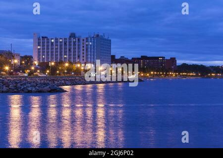 Canada, Nova Scotia, Sydney. City skyline. Stock Photo