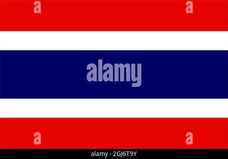 Thailand flag icon logo design vector template Stock Vector