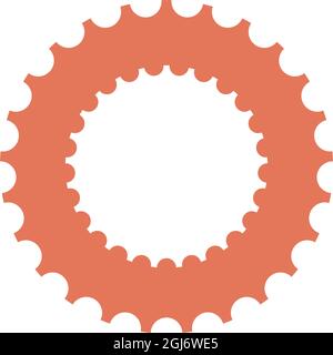 Industrial gear, bicycle and motorcycle icon vector logo design Stock Vector
