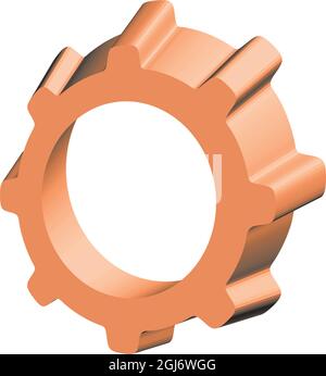 Industrial gear, bicycle and motorcycle icon vector logo design Stock Vector