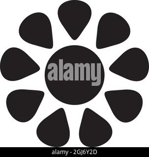 Wind circle vector logo design template Stock Vector