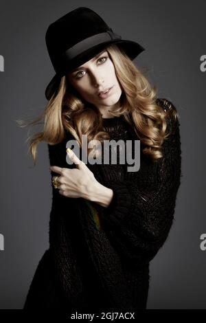 Danish model and singer Anine Bing Stock Photo Alamy