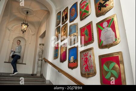 STOCKHOLM 2012-05-03 * For Your Files* An interior of the temple of the Swedish Freemasons in central Stockholm, Sweden, April 23, 2012. Foto: Lars Pehrson / SvD / SCANPIX / Kod: 30152 ** OUT SWEDEN OUT** Stock Photo