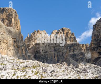 Cima Falkner. The Brenta Dolomites, UNESCO World Heritage Site. Italy ...