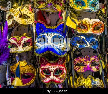 Venetian Masks Venice Italy Used since the 1200s for Carnival, which ...