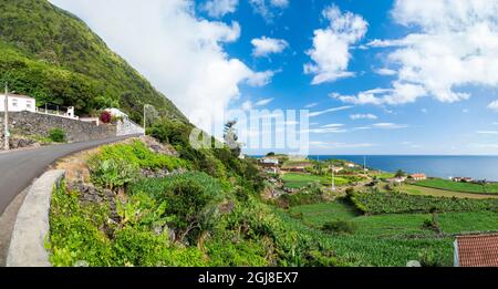 Faja dos Vimes. Sao Jorge Island, Azores, Portugal. Stock Photo