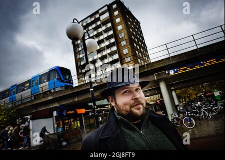 STOCKHOLM 2010-10-20 Markus Persson is the man behind game developer company Mojang AB and the computer game Minecraft is developed by Markus Persson. Foto: Magnus Hjalmarson Neideman / SvD / TT / Kod 10078  Stock Photo