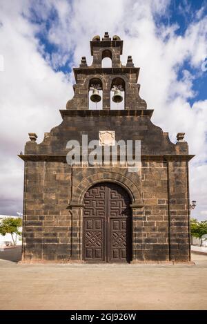 Church Of Santa Ana Casillas Del Angel Puerto Del Rosario Fuerteventura Canary Islands Spain Stock Photo Alamy