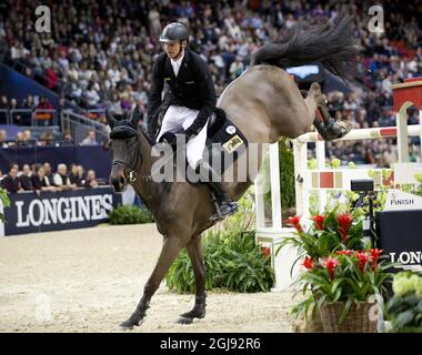 Marco Kutscher of Germany rides Cornet s Cristallo to place third