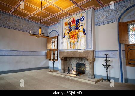 Kings Outer Hall. Stirling Castle, Scotland. Stock Photo