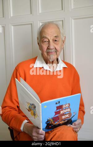 STOCKHOLM 20140505 Lennart Hellsing, Swedish childrens book author, has died 96 years of age November 25, 2015. Foto: Henrik Montgomery / TT / kod: 10060  Stock Photo