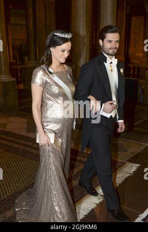 STOCKHOLM 20160203 Princess Sofia and Prince