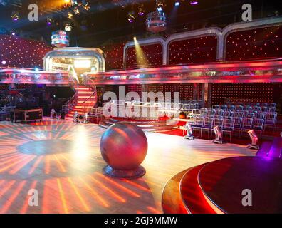 Strictly Come Dancing Television Show Studio Stock Photo