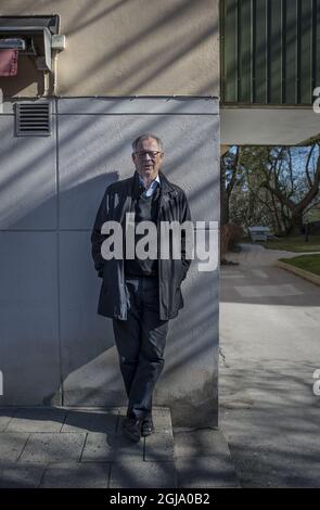 ISLAND 2016-04-14 Lars Lagerback, coach of the Iceland national football team. Iceland plays with Austria, Hungary and Portugal in the European football Champions in France 2016. Foto: Staffan Lowstedt / SvD / TT / Kod: 30312  Stock Photo