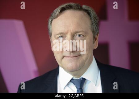 STOCKHOLM 2016-11-24 Neil Dudgeon is seen during his visit to Stockholm, Sweden, November 24, 2016. Neil Dudgeon stars as Chief Inspector John Barnaby in the television crime series Â“Midsomer MurdersÂ” which celebrates its 20th anniversary. Foto: Henrik Montgomery / TT / kod 10060  Stock Photo