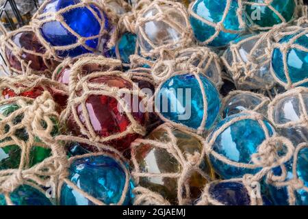 Glass floats, USA Stock Photo