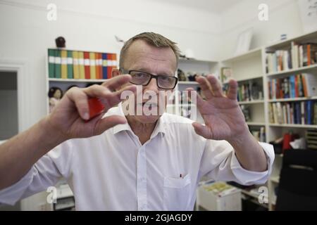 ** Swedish Professor Hans Rosling is dead at 68 ** STOCKHOLM 2012-10-05 Hans Rosling is a Swedish medical doctor, academic, statistician and public speaker. He is Professor of International Health at Karolinska Institute Foto: Jorgen Hildebrandt / TT / code 4560  Stock Photo