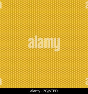 Abstract, golden colored and hexagonal mosaic pattern. Sweet honeycomb and Bee hive pattern. Vector illustration Stock Vector