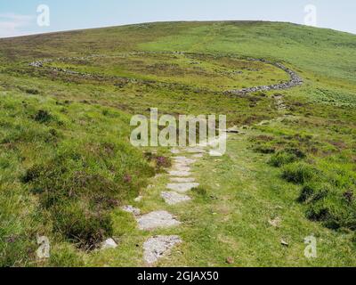 Prehistoric Grimspound Under Hookney Tor, Dartmoor National Park, Devon 