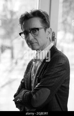 STOCKHOLM 20171204 Masha Gessen, Russian and American journalist and author. Photo Hossein Salmanzadeh / TT kod 11860  Stock Photo