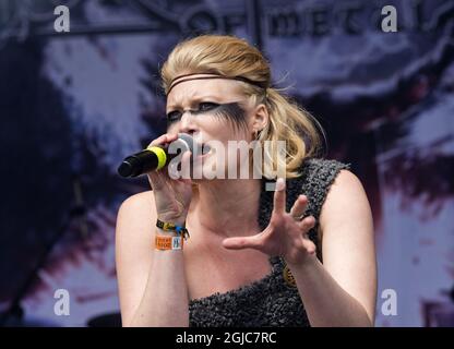 Sweden Rock Festival 2019. Ylva Eriksson, Brothers of Metal. 2019-06-08 (c) NILSSON RICKARD / Aftonbladet / TT * * * EXPRESSEN OUT * * * AFTONBLADET / 85703  Stock Photo