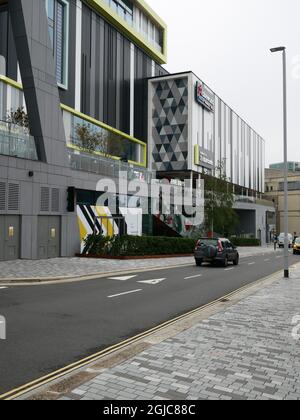 Drake Circus The Barcode building, Plymouth, Devon, UK Stock Photo