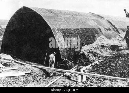 ATLANTIC COAST, FRANCE 1940-1944 A torpedo bunker in the fortifications in the Atlantic Wall, during the German occupation of parts of France during the Second World War. Photo: AB Text & Bilder / SVT / Kod: 5600  Stock Photo