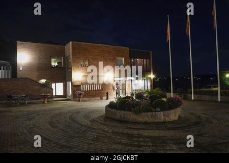 An exterior of Villa Elfvik Strand conference center in Lidingo, northern Stockholm, Sweden, on Oct. 04, 2019, where nuclear negotiations are believed to take place between the US and North Korea. Photo: Pontus Lundahl / TT / code 10050  Stock Photo