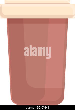 Coffee jet lag icon cartoon vector. Travel insomnia. Problem sleep Stock Vector