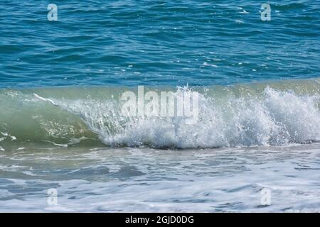 Crashing ocean waves, Florida Stock Photo