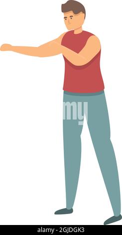 Test gamer icon cartoon vector. Development game. Virtual training Stock Vector