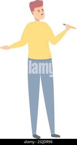 Party organizer icon cartoon vector. Event manager. Wedding planner Stock Vector