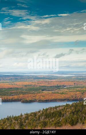 View from Cadillac Mountain Looking West Mount Desert Island, Maine ...
