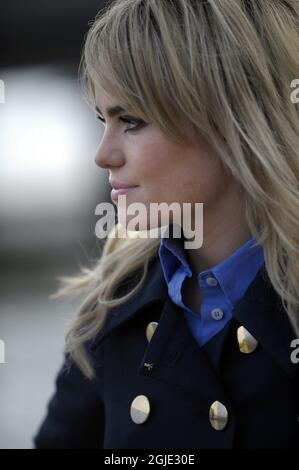 Britain's Welsh singer and songwriter Aimee Anne Duffy during a photo call in Stockholm Sweden. Stock Photo