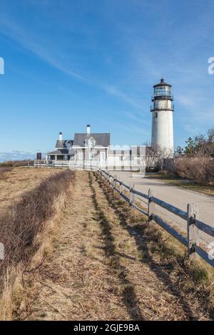 USA, Massachusetts, Cape Cod, North Truro. Highland Light. Stock Photo