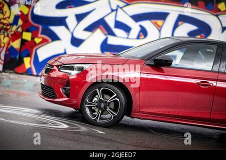 Opel Corsa GS Line 130. Car, exterior Photo: Pontus Lundahl / TT / code10050  Stock Photo