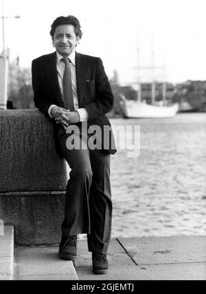 V.S. Naipaul, author, will receive the 2001 Nobel Literature award Stock Photo