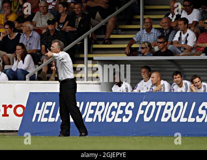 Alex Miller, AIK Solna coach Stock Photo - Alamy