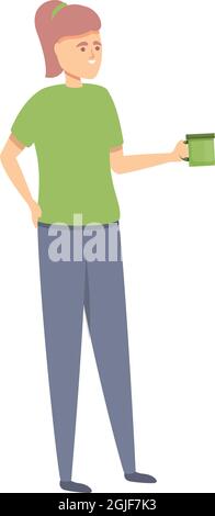 Camping Boy Scout Camper Cartoon Colored Clipart Stock Vector Image ...