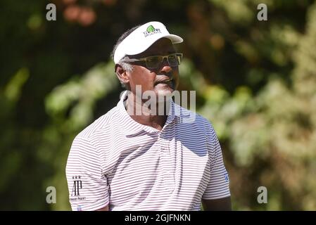 Missouri, United States. 9th Sept 2021: September 9, 2021: Vijay Singh during the Pro-Am day of the Ascension Charity Classic held at Norwood Hills Country Club in Jennings, MO Richard Ulreich/CSM Credit: Cal Sport Media/Alamy Live News Stock Photo